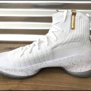 Under Armour Shoes - Under Armour Curry 4 White and Gold Under Armour Shoes - Under Armour Curry 4 White and Gold
